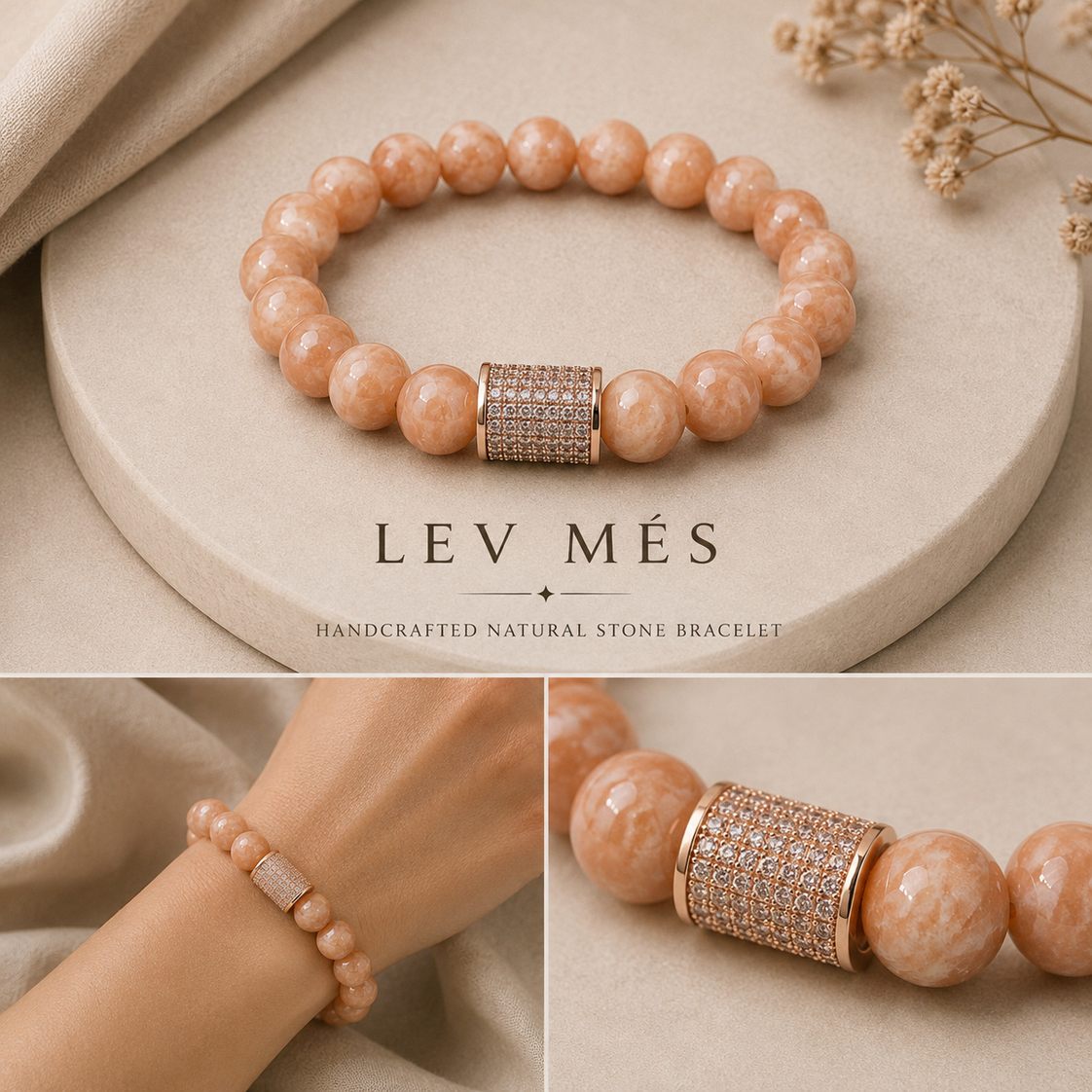Produktansichten: Sonnenstein-Armband